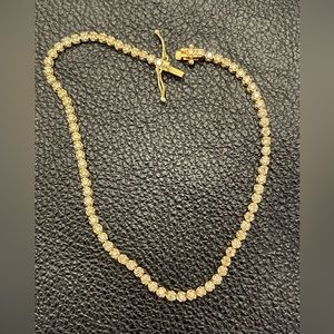 Classic tennis bracelet 18K Yellow Gold, 1.00 CTW natural diamond 7”